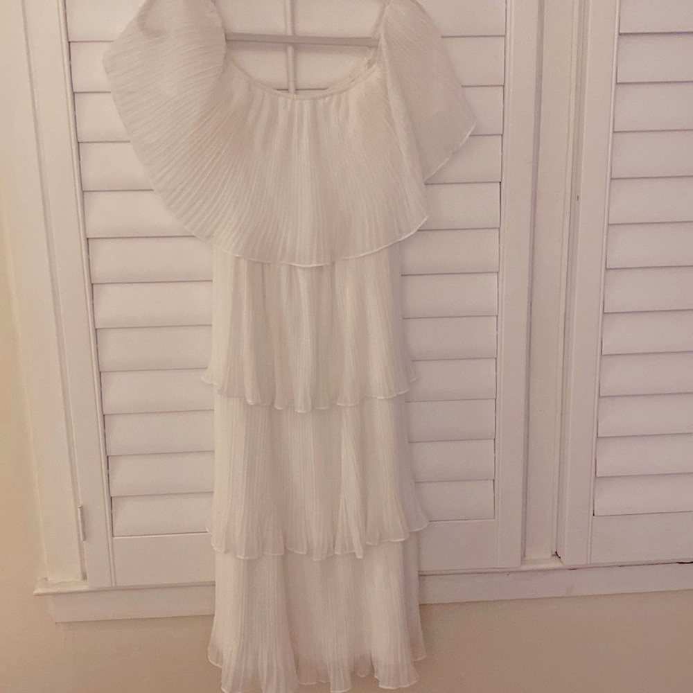 Tiered dress - worn once - perfect rehearsal dinner outfit